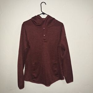 Columbia Burgundy Knit Pullover